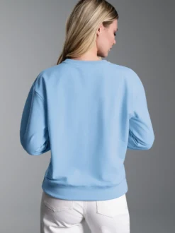 Dünnes Sweatshirt Iceblue-melange