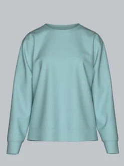 Dünnes Sweatshirt in weicher Qualität Gletscher