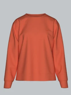 Dünnes Sweatshirt in weicher Qualität Peach