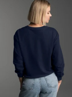 Dünnes Sweatshirt Navy