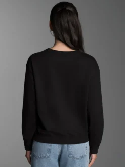 Dünnes Sweatshirt Schwarz