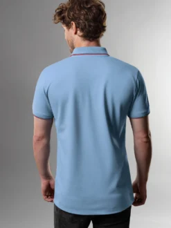 Dreifarbiges Polohemd Horizont