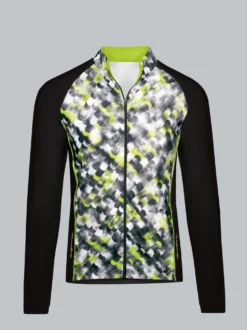 Fahrradjacke mit praktischer Rückentasche Schwarz