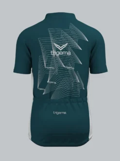 Fahrradjacke mit Spiralförmigen Design Saphir