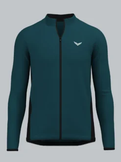 Fahrradjacke mit 3-Teiliger Rückentasche Saphir