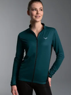 Fahrradjacke mit 3-Teiliger Rückentasche Saphir