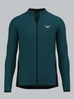 Fahrradjacke mit 3-Teiliger Rückentasche Saphir