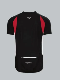 Fahrradtrikot aus atmungsaktivem COOLMAX®-Material Schwarz