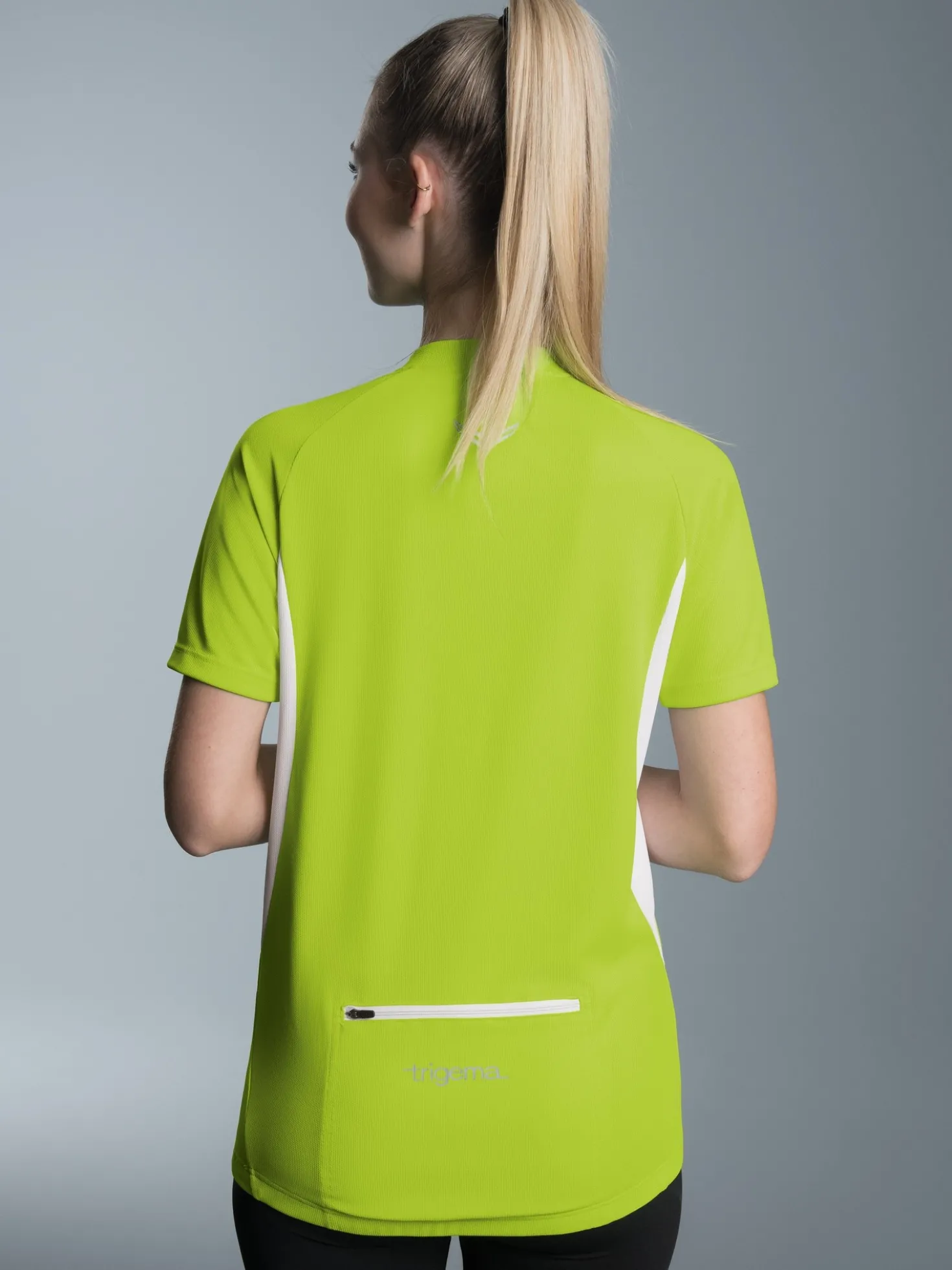 Fahrradtrikot mit praktischer Rückentasche Lemon