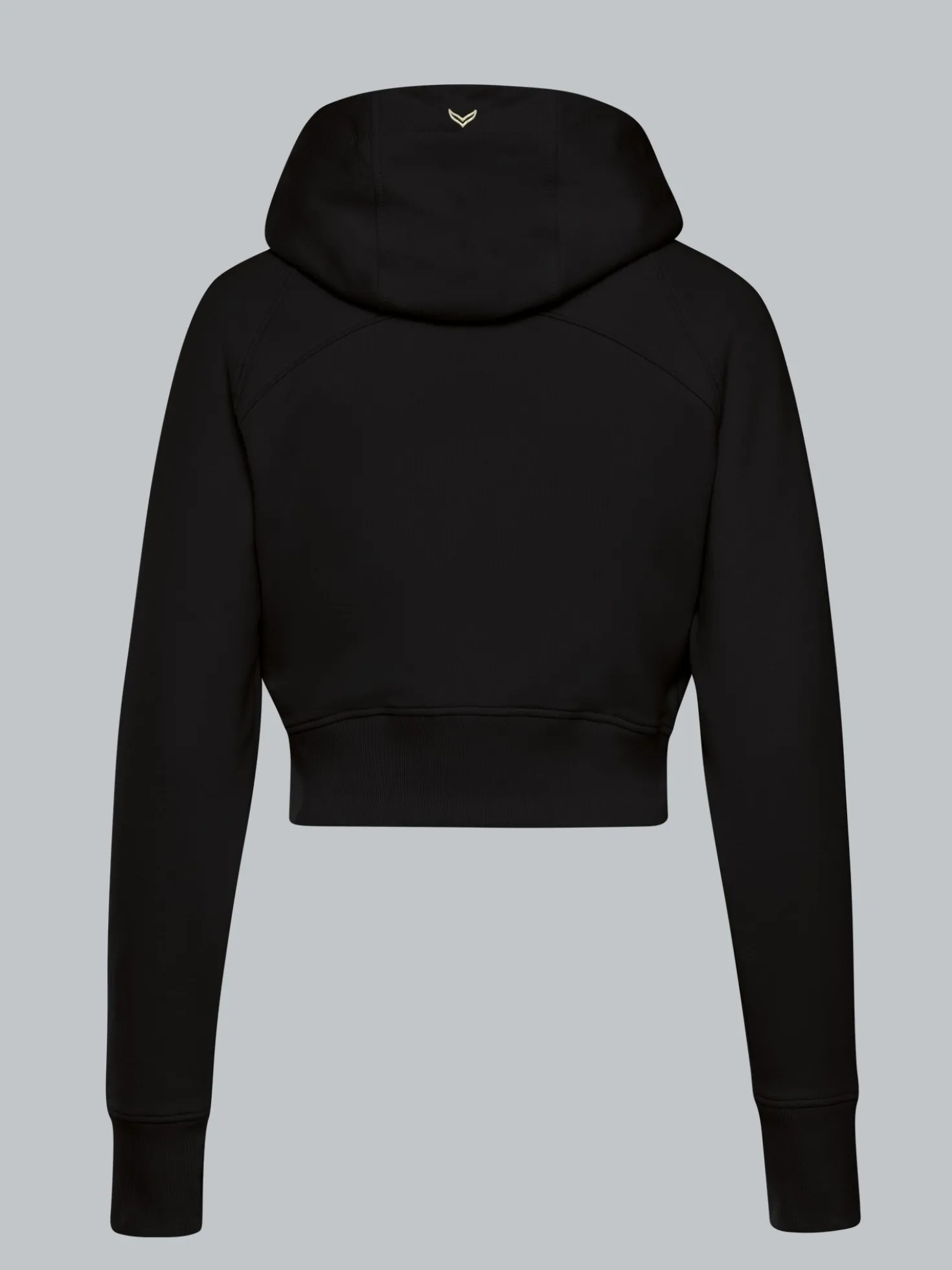 Figurbetonte Kapuzenjacke Schwarz