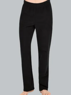 Fleece Freizeithose Schwarz
