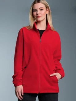 Fleecejacke Kirsch
