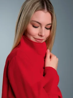 Fleecejacke Kirsch