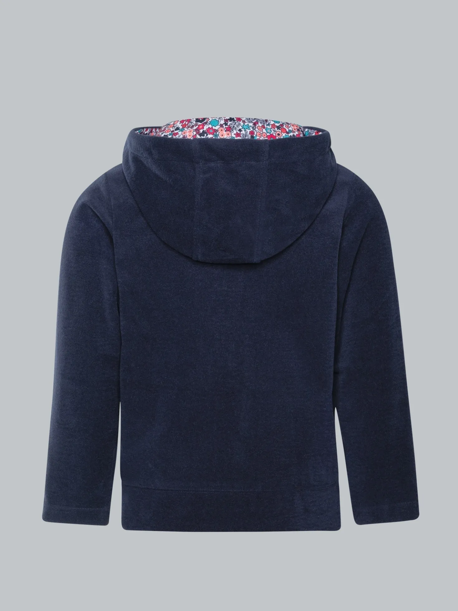 Fleecejacke mit Kapuze Navy