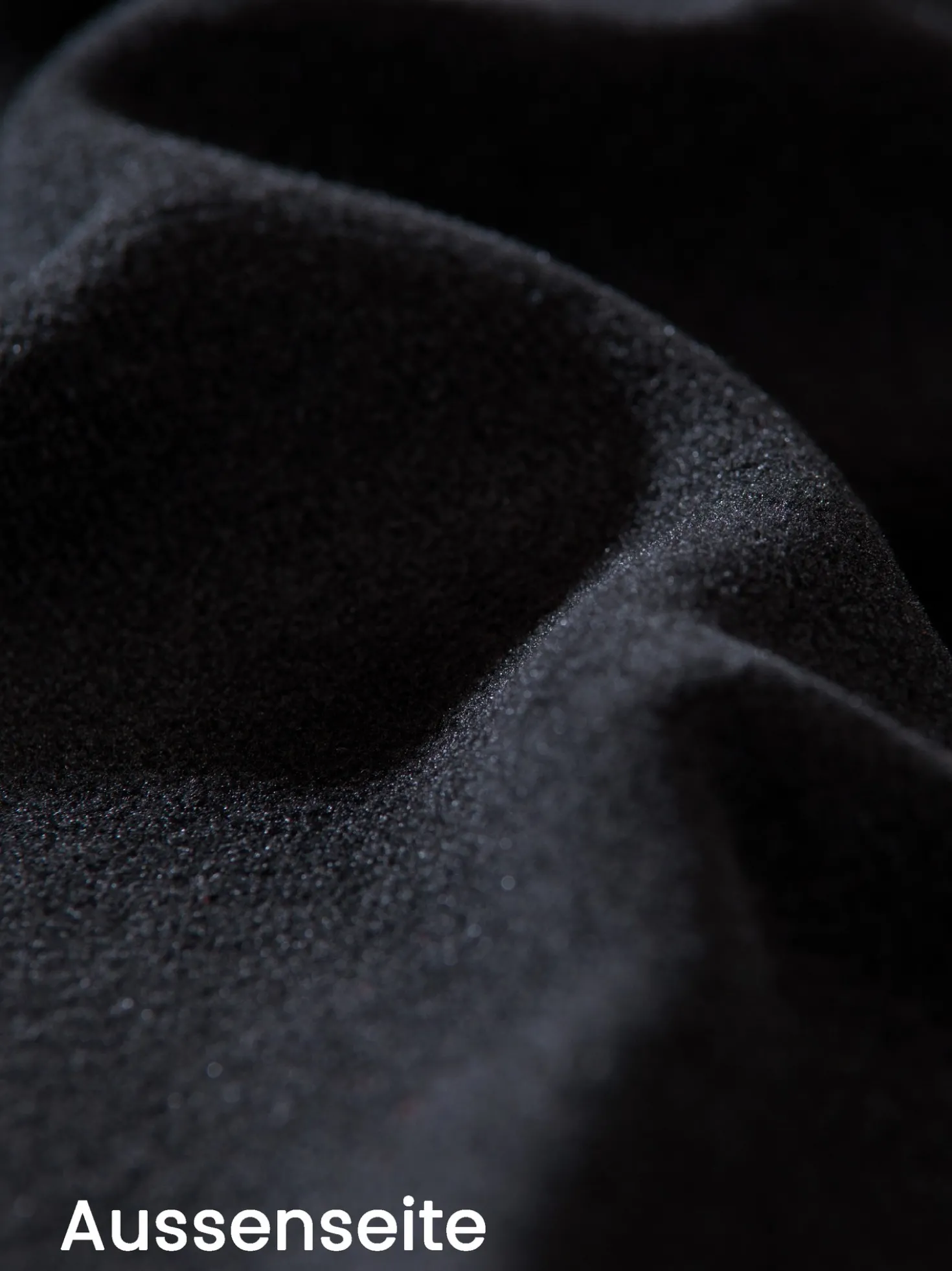 Fleecejacke Schwarz