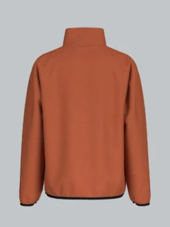 Fleece Sweatshirt mit Stehkragen Zimt