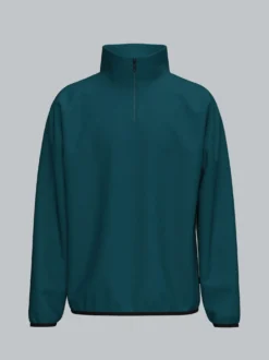 Fleece Sweatshirt mit Stehkragen Saphir