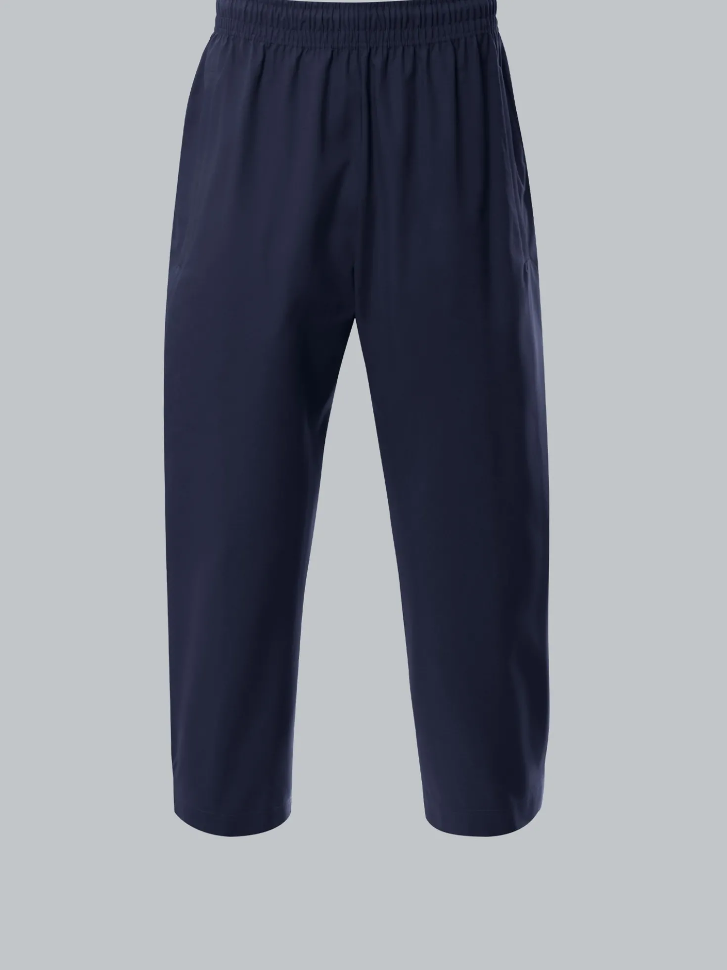 3/4 Freizeithose aus Baumwolle Navy