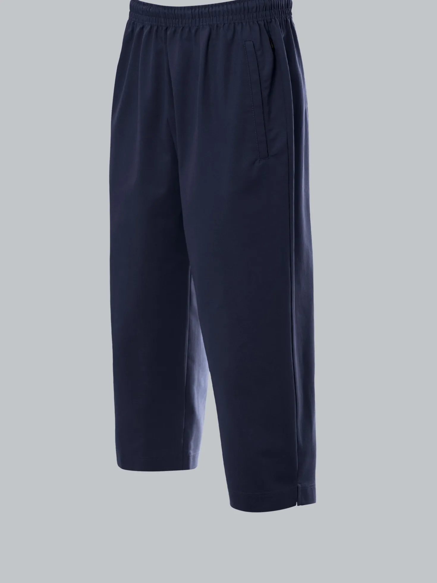 3/4 Freizeithose aus Baumwolle Navy