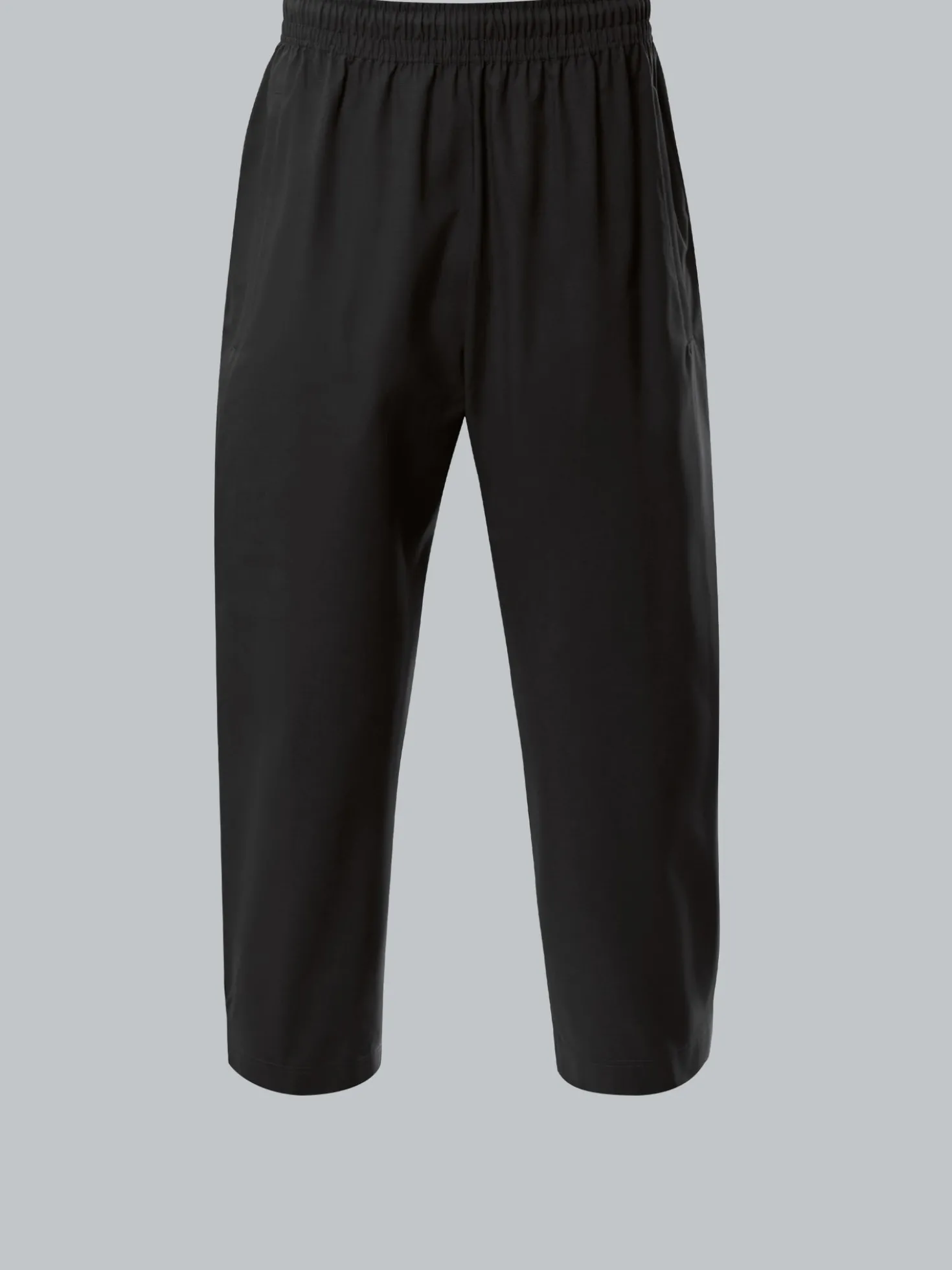 3/4 Freizeithose aus Baumwolle Schwarz