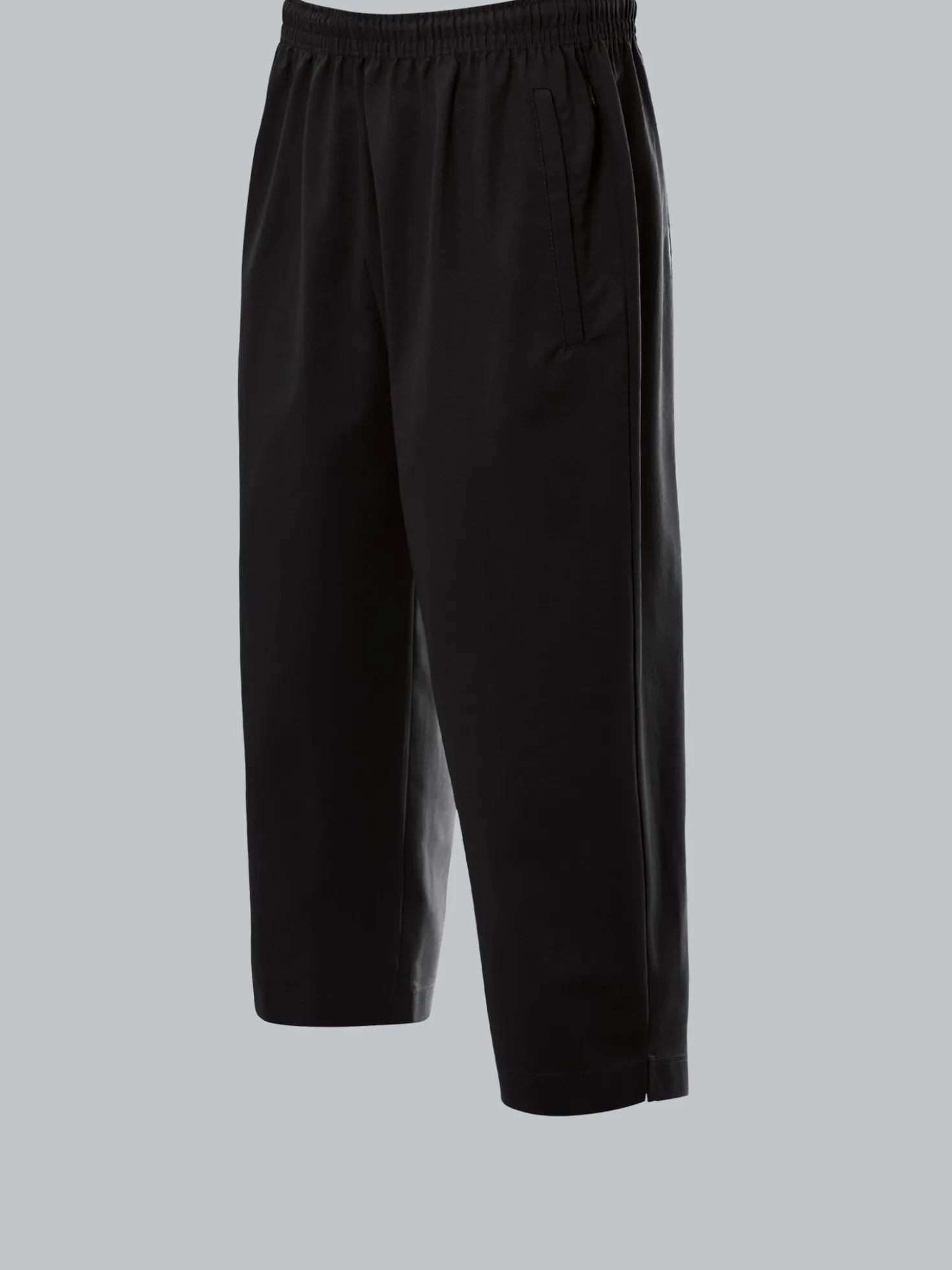 3/4 Freizeithose aus Baumwolle Schwarz