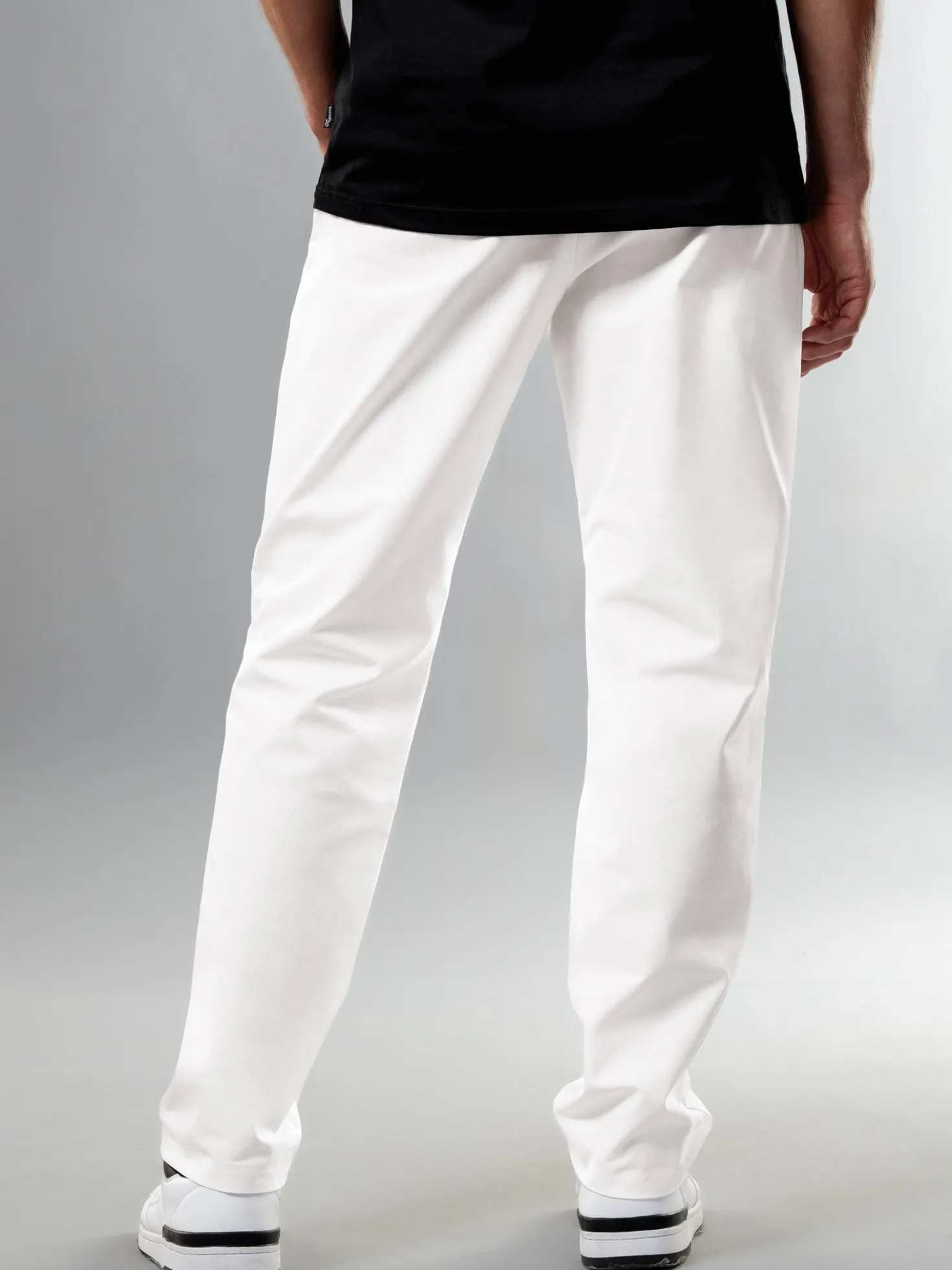 Freizeithose aus 100% Baumwolle Weiss