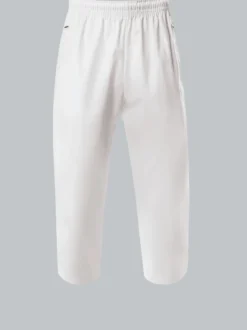 3/4 Freizeithose aus Baumwolle Weiss