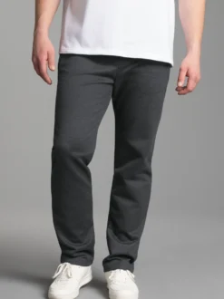 Freizeithose aus Sweat-Qualität Anthrazit-melange