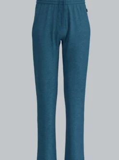 Freizeithose aus Sweat-Qualität Nightblue-melange