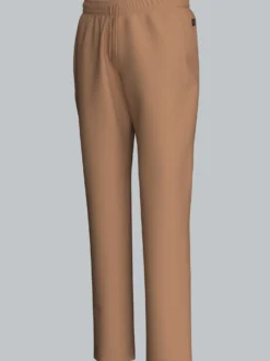 Freizeithose aus Sweat-Qualität Haselnuss