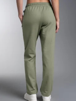 Freizeithose aus Sweat-Qualität Salbei