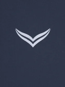Freizeithose mit Bein-Reißverschluss Navy