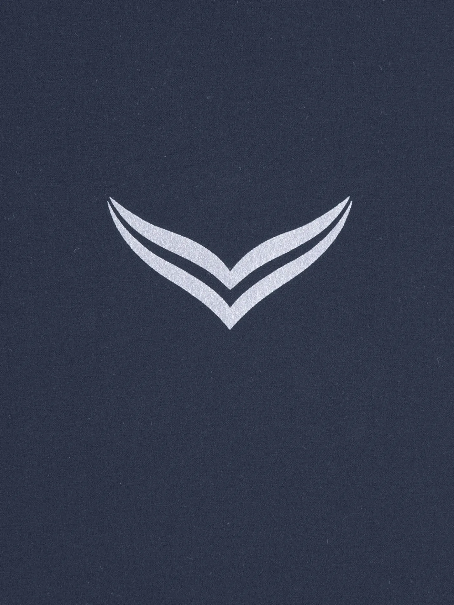 Freizeithose mit Bein-Reißverschluss Navy