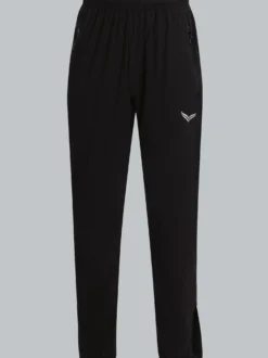 Freizeithose mit Bein-Reißverschluss Schwarz