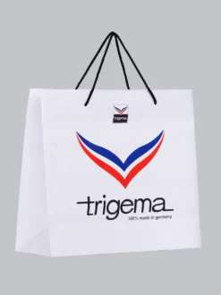 Geschenktasche aus festem Papier Weiss