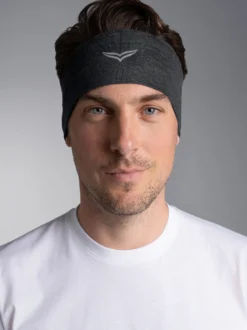 Haar-/Stirnband Anthrazit-melange