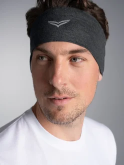 Haar-/Stirnband Anthrazit-melange