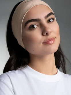 Haar-/Stirnband Sand-melange