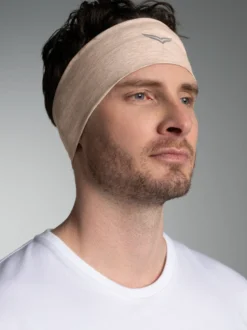 Haar-/Stirnband Sand-melange
