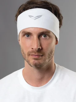 Haar-/Stirnband Weiss