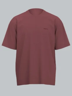 Heavy Oversized T-Shirt Mahagoni