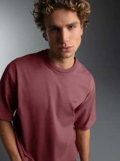 Heavy Oversized T-Shirt Mahagoni
