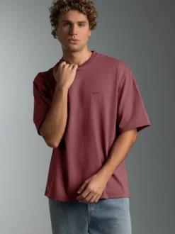 Heavy Oversized T-Shirt Mahagoni