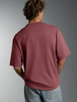 Heavy Oversized T-Shirt Mahagoni