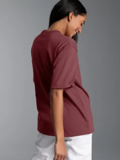 Heavy Oversized T-Shirt Mahagoni