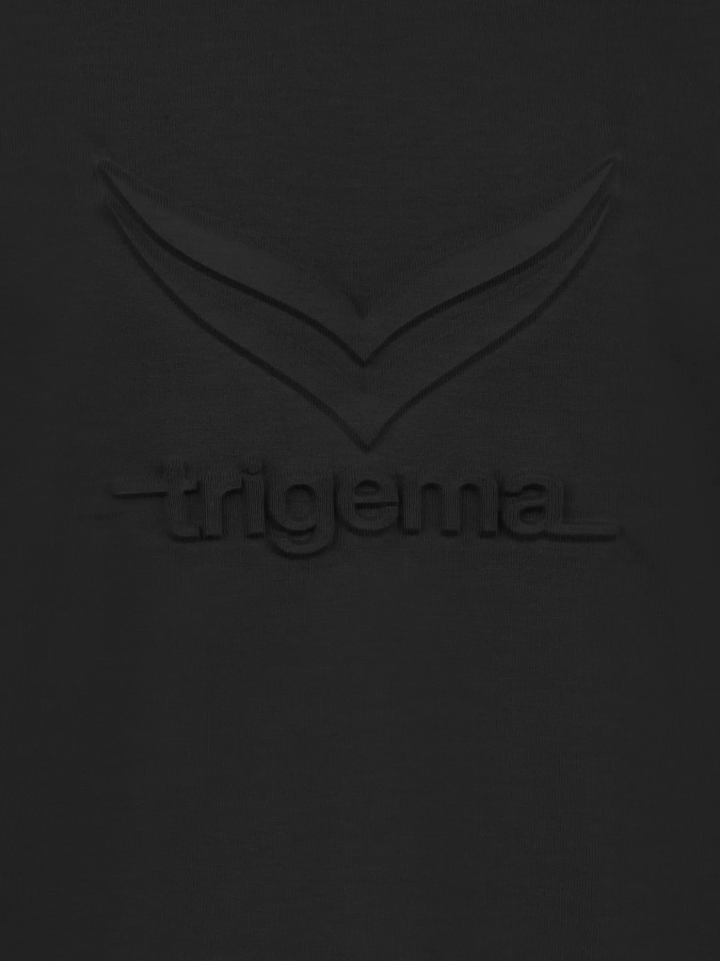 Heavy Oversized T-Shirt mit 3D-Motiv Schwarz