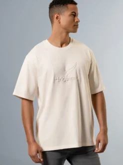 Heavy Oversized T-Shirt mit 3D-Motiv Natur