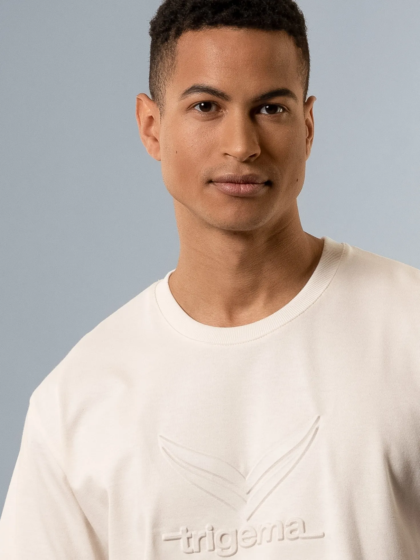 Heavy Oversized T-Shirt mit 3D-Motiv Natur
