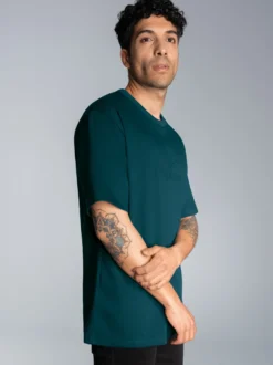 Heavy Oversized T-Shirt mit 3D-Motiv Saphir