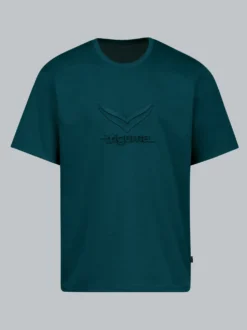 Heavy Oversized T-Shirt mit 3D-Motiv Saphir